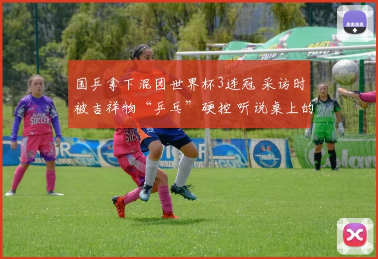 国乒拿下混团世界杯3连冠 采访时被吉祥物“乒乓”硬控 听说桌上的也能带走 全员直接all in 人手两个开心回家